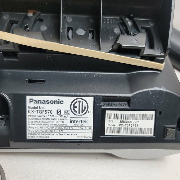 Panasonic KX-TGF970 Cordless Phone System - 4 Phones/3 Handsets - Works Tested - Picture 7 of 9